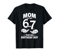 7 Compleanno di Un Anno Ero 6 Ora Sono 7 67 Meme Mom Maglietta