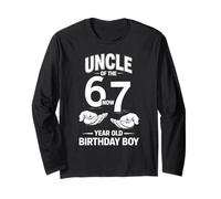 7 Compleanno di Un Anno Ero 6 Ora Sono 7 67 Meme Uncle Maglia a Manica