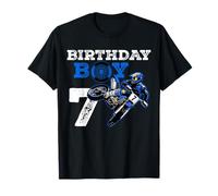 7° compleanno motocross MX Dirt Bike 7 anni divertente B-Day Maglietta