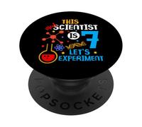 7 ° compleanno Questo scienziato pazzo è 7 Sperimentiamo PopSockets PopGrip Adesivo