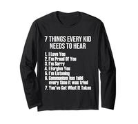 7 Cose Che Ogni Bambino Deve Sentire - Capitalisti Capitalismo Maglia a Manica