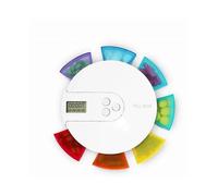 7-Day Automatic Pill Dispenser Weekly Smart Timing Pill Reminder for with Alarm,Portable Electronic