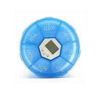 7-Day Electronic Pill Dispenser with Alarm Reminder - Medication Organizer for Timely Dosing & Health Management