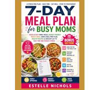 7-Day Meal Plan for Busy Moms: Quick & Easy Family Meals, Budget-Friendly Weekly Menu, Simple Meal Prep Plan, Healthy Recipes & Grocery List to Save Time and Reduce Stress