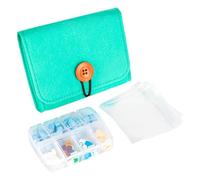 7-Day Secure- Pill System - Reliable Daily Medication Organizer, Durable, Secure-Locking Lids Prevent Accidental Spills, Compact & Travel-Ready Design, Perfect for &