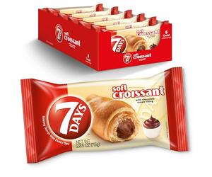 7 Days Soft Croissant with Chocolate Cream Filling 75g by Chipita