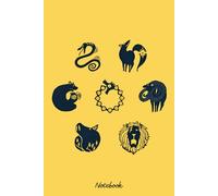 7 Deadly Sins Logo Notebook: Journal, Daily Diary, 120 Pages 6x9 Ruled Notebook, Organizer, Planner
