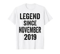 7 Decorazioni di Compleanno da Uomo 7 Anni Novembre 2019 7° Compleanno Maglietta