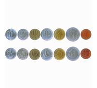 7 Different Coins from Warsaw Pact Countries. Cold WAR ERA Until 1991 Old Coins