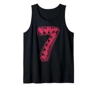 7 Dolce 67 Cuori Disegnati a Mano Ragazze di San Valentino corrispondenti Canotta