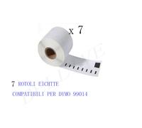 7 Etichette per DYMO 99014 54mmX101mm LABELWRITER 310 320 330 400 Duo 450 Turbo
