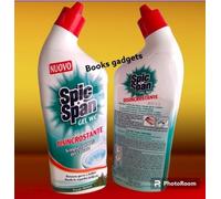 12 Flaconi Spic & Span Gel Wc Disincrostante Scioglie il 100% del Calcare 750ml
