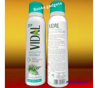 7 Flaconi Vidal Deo Spray Muschio Bianco Asciutto Invisibile Deodorante 150ml