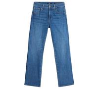 7 For All Mankind Calie Straight Ankle Nevada Jeans, Mid Blu, 24W Donna