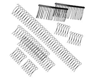 7 forcine per tagliare i capelli, strumento invisibile per pettinare i capelli, pettine per donne e ragazze, per viso, doccia, maschera, trucco