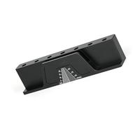 7 fori 6,35 mm inserti in metallo tassello creatore tassello piastra asta di legno bastoncini di legno creatore di stoccaggio stand di ricambio strumento di fresatura