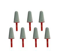 7 frese diamantate resina 6mm per lucidatura giada pietra | Set di frese diamantate con gambo da 6 mm, grana multiforma 50-3000, materiale duro(Round Head-100 grit)
