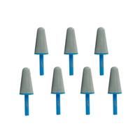 7 frese diamantate resina 6mm per lucidatura giada pietra | Set di frese diamantate con gambo da 6 mm, grana multiforma 50-3000, materiale duro(Round Head-200 grit)