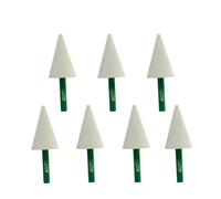 7 frese diamantate resina 6mm per lucidatura giada pietra | Set di frese diamantate con gambo da 6 mm, grana multiforma 50-3000, materiale duro(Conical-1500 grit)