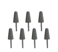 7 frese diamantate resina 6mm per lucidatura giada pietra | Set di frese diamantate con gambo da 6 mm, grana multiforma 50-3000, materiale duro(Round Head-50 grit)