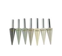 7 frese diamantate resina 6mm per lucidatura giada pietra | Set di frese diamantate con gambo da 6 mm, grana multiforma 50-3000, materiale duro(Pointed 50-3000 grit)