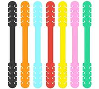 7 Ganci per Mascherine Bambini Antiscivolo, Cinghia di Prolunga per Maschera, Estendi Gancio Antiscivolo per Mascherina Fascetta di Estensione per Elastici delle Mascherine… (Multicolore - Pack 7)