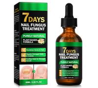 7 giorni Nail Fungus Treatment, Ginger Nail Growth Siero naturale per unghie con zenzero, jojoba e olio di girasole | Ripristina unghie danneggiate, cura antifungina per unghie e piedi, 60 ml
