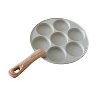 7-Grid Egg Cooking Pan, Aluminum Egg Skillet Omelet Pan, Pancake Maker | Pan Spatula Included Pancake Maker for Breakfast Brunch Omelet Crepe Griddle Skillet 7 Mold Pan Nonstick Kitchen Cooking