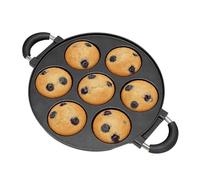 7-Hole Donut Baking Pans, Non-Stick Aluminum Donut Maker Tray | Oven And Airfryer Safe Bakeware, Multipurpose Cooking Tool For Frying Baking Breakfast Home Kitchen Reposteria Bakers Dessert Preparatio