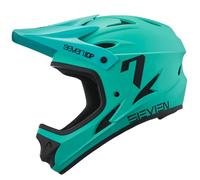 7 iDP M1 Casco integrale MTB, verde schiuma marina, XS