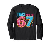 7 Il Compleanno di Un Anno Era 6 Ora Sono 7 67 Divertente Maglia a Manica