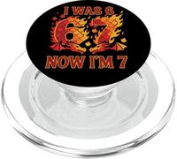 7 Il drago di compleanno di un anno era 6 Ora sono 7 67 Divertente per i bambini PopSockets PopGrip per MagSafe