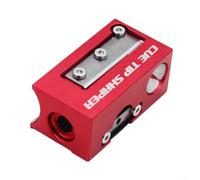 7-in-1 Cue Tip Shaper per professionale Billardo 7-in-1 Cue Tip | 7 funzioni integrate, sagoma perfetta, acciaio , alluminio leggero, uso professionale(Red)