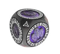 7-in-1 Metal Dice Set, Standard Geometric Rotating Game Dice for Board Games, Classroom Activities, Travel Games, and Entertainment, Metal Construction for Family Fun, Teens, Couples, and Adul