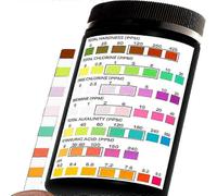 7-in-1 Pool & Spa Test Strips - 100 Strip Pack for Accurate pH, Chlorine, Bromine, Hardness Testing & More - Swimming Pool Water Quality Tes