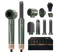 7 In 1 Spazzola Asciugacapelli Set,Atopskins 110000 PRM Airstyler Asciugacapelli con Diffusore,Spazzola Lisciante,Phon Capelli,Pazzola Lisciante Per Capelli,Spazzola Phon,Spazzola Arricciacapelli Aria