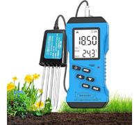 7 in 1 Tester Del Terreno, Tester Del Terreno Multifunzionale, Azoto, Fosforo, Ph, Umidità, Conduttività Dei Nutrienti, Misuratore Ec, Test Di Fertilità Del Terreno per Giardinaggio