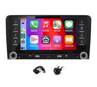 7 inch Android 14 Doppio DIN Autoradio per Audi A3 S3 2003-2012, 2+64G Touch Screen DAB+ Car Radio GPS Sat Navi con Wireless Carplay Android Bluetooth Upgrade Head Unit Backup Camera FM/RDS