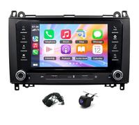 7 inch Autoradio doppio DIN per Mercedes B160 B170 B200 W169 W245 con Wireless Carplay Android Auto Touchscreen Android 14 Car Radio GPS Bluetooth EQ Backup Camera FM/RDS Mirror Link WiFi 2+32G