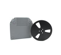 7 Inch Empty Tape Reel with 3 Holes with Empty Take Reels Storage Box Protection Open Reel Recording Tape Box Case