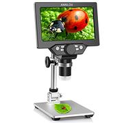 7 inch LCD Digital Microscope ANNLOV 1-1200X USB Maginfication Handheld Electronic Coin Microscope Video Camera with 8 Adj.