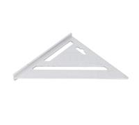 7 Inch Triangle Ruler Aluminum Alloy Black Matte Finish Multi Purpose Triangle Square for Woodworking Projects (UK Standard)