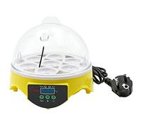 7 Incubatrice per Uova di Gallina con Controllo Della Temperatura, Incubatrice per Uova Di Rettile con Display Digitale a Led per Galline, Anatre, Oche, Piccioni, Quaglie