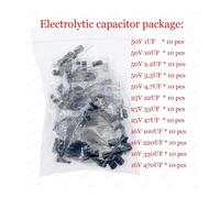 7 Kind DIY Components Big Kit 3/5MM LED Diodes and Triodes Ceramics Electrolytic Ceramics Capacitors Metal Film Resistors BIANMTSW(12value capacitor)