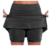 ,7,L,2PACK Gonne-Pantalone da Donna, Eleganti, Casual, Sportive, per Golf e Tennis, con Controllo Pancia, estive, con Tasca