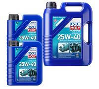 7 L Liqui Moly Marine 4T Olio Motore 25W-40 Motorrad API SL NMMA FC-W