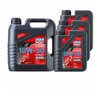 7 L Liqui Moly Olio Motore Moto 4T Street Race 10W-50 API SN Plus