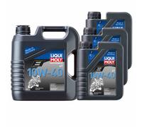 7 L Liqui Moly Olio Motore Motorrad 4Takt 10W-40 Basic Street API SL JASO MA2