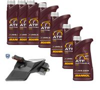 7 L mannol Atf Multivehicle Jws Vaico Filtro Olio Trasmissione per Volvo V70 II