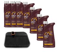 7 L MANNOL DCT Fluid + Filtro Olio Cambio Per Ford Kuga I 2.0 TDCi 4x4